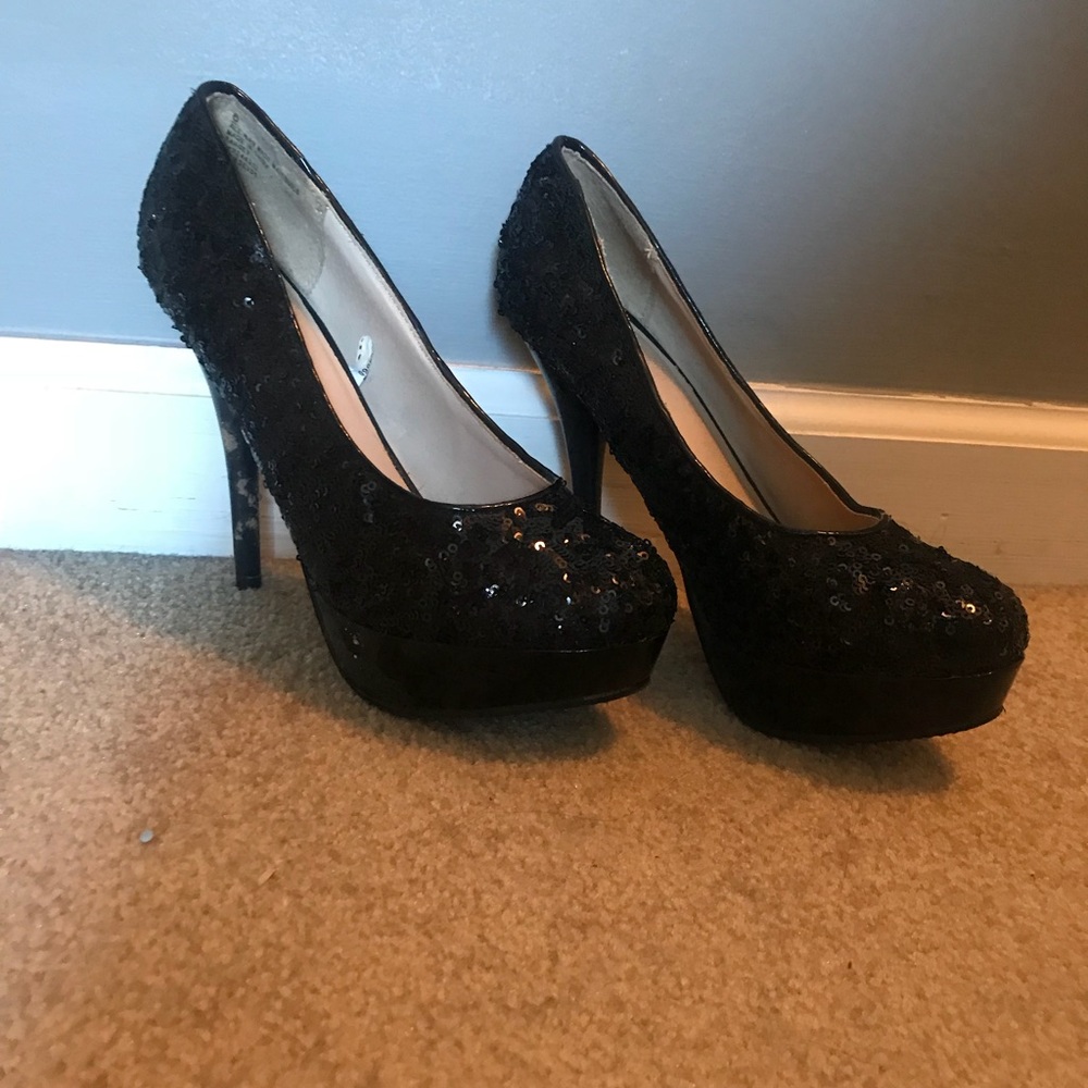 Sparkly heels